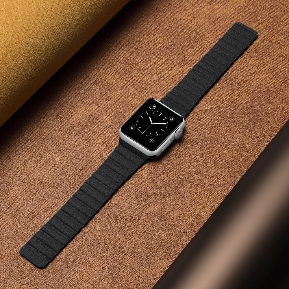 Leather Magnetic loop for Apple Watch - Premium Apple Watch Accessories from Dressmycell.com - Just $20.00! Shop now at Dressmycell.com Leather Magnetic loop for Apple Watch - Premium Apple Watch Accessories from Dressmycell.com - Just $20.00! Shop now at Dressmycell.com